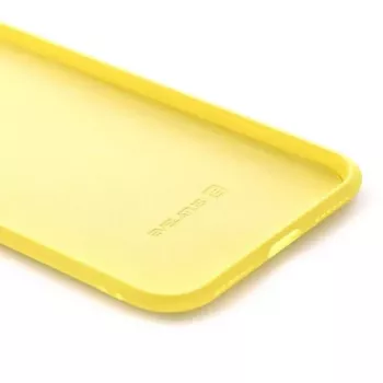 Evelatus Funda de silicona nano Soft Touch TPU amarilla para Apple iPhone X/Xs