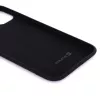 Evelatus Funda de silicona nano Soft Touch TPU negra para Apple iPhone 11 Pro