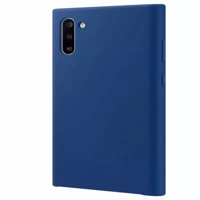 Evelatus Funda de silicona Premium Soft Touch azul medianoche para Samsung Galaxy Note 10