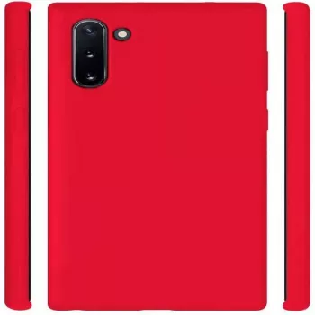 Evelatus Funda de silicona Premium Soft Touch roja para Samsung Galaxy Note 10