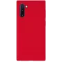 Evelatus Funda de silicona Premium Soft Touch roja para Samsung Galaxy Note 10