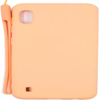 Evelatus Funda de silicona Soft Touch con correa rosa para Samsung Galaxy A10