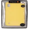 Evelatus Funda de silicona Soft Touch con correa amarilla para Samsung Galaxy A10