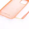 Evelatus Funda de silicona Soft Touch con correa rosa para Apple iPhone 11 Pro