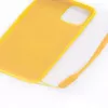 Evelatus Funda de silicona Soft Touch con correa amarilla para Apple iPhone 11 Pro