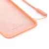 Evelatus Funda de silicona Soft Touch con correa rosa para Apple iPhone X/XS