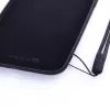 Evelatus Funda de silicona Soft Touch con correa negra para Apple iPhone XR