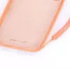 Evelatus Funda de silicona Soft Touch con correa rosa para Apple iPhone XR