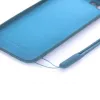 Evelatus Funda de silicona Soft Touch con correa azul para Apple iPhone 7/8
