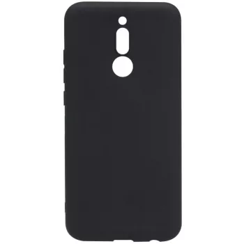 Evelatus Funda de silicona nano Soft Touch TPU negra para Xiaomi Redmi 8