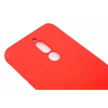 Evelatus Funda de silicona nano Soft Touch TPU roja para Xiaomi Redmi 8