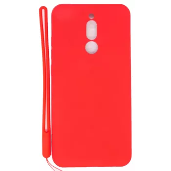 Evelatus Funda de silicona nano Soft Touch TPU roja para Xiaomi Redmi 8