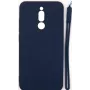 EVELATUS Funda de silicona Soft Touch con correa azul oscuro para Xiaomi Redmi 8