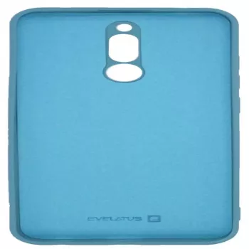 Evelatus Funda de silicona Soft Touch con correa azul para Xiaomi Redmi 8