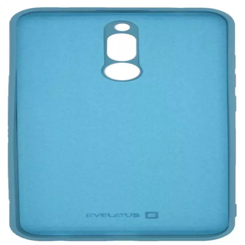 Evelatus Funda de silicona Soft Touch con correa azul para Xiaomi Redmi 8