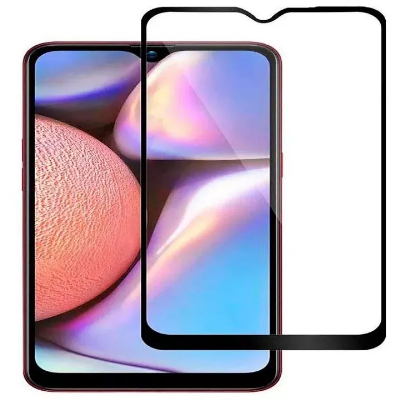Evelatus Samsung Galaxy A20s 2.5D Full Cover Japan Glue Glass Anti-Static Protector de pantalla