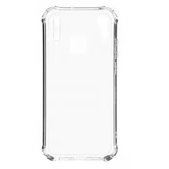 Evelatus Samsung Galaxy A70 Funda con cordón rosa transparente