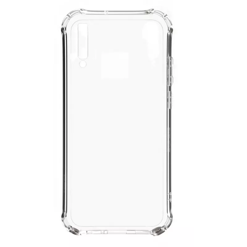Evelatus Samsung Galaxy A70 Funda con cordón rosa transparente