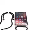 Evelatus Samsung Galaxy S10 Funda con cordón rayas negras transparente