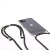 Evelatus Apple iPhone 11 Pro Funda con cordón verde transparente