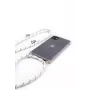 Evelatus Apple iPhone 11 Pro Max Funda con cordón rayas blancas transparente