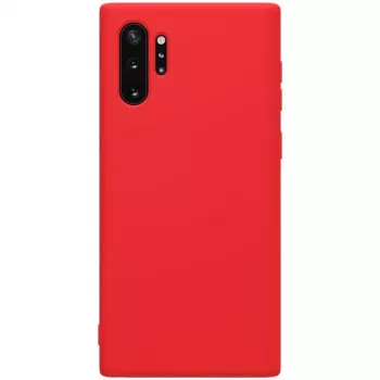 Evelatus Samsung Galaxy Note 10 Plus Funda de silicona nano Soft Touch TPU roja