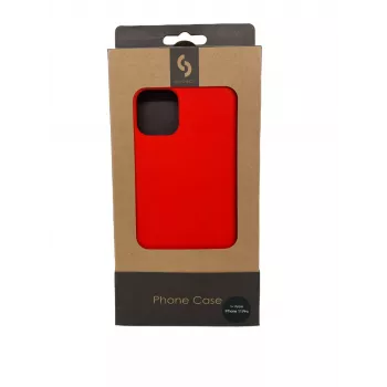 Connect Apple iPhone 11 Pro Funda blanda con protección inferior roja