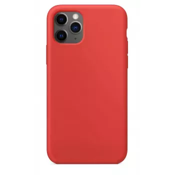 Connect Apple iPhone 11 Pro Max Funda blanda con protección inferior roja