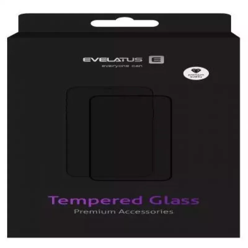 Evelatus Huawei P Smart Z 2019 2.5D Full Cover Japan Glue Glass Anti-Static Protector de pantalla