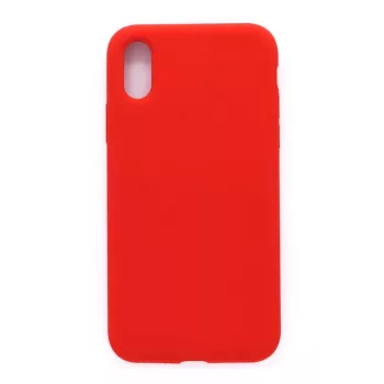 Evelatus Apple iPhone XR Funda de silicona Nano Soft Touch TPU roja