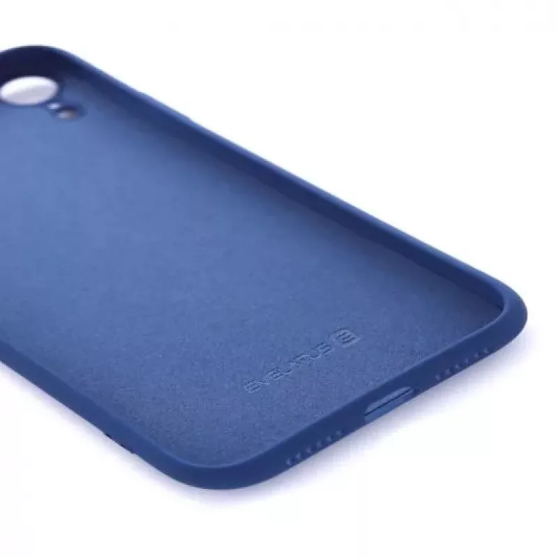 Evelatus Apple iPhone XR Funda de silicona Nano Soft Touch TPU azul oscuro