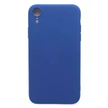 Evelatus Apple iPhone XR Funda de silicona Nano Soft Touch TPU azul oscuro