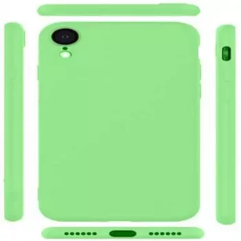 Evelatus Apple iPhone XR Funda de silicona Nano Soft Touch TPU menta