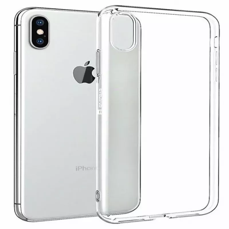Evelatus Apple iPhone XS Max Funda de silicona transparente 1,5 mm TPU