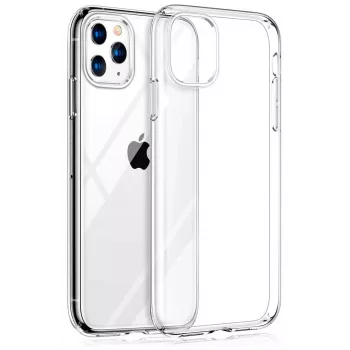 Evelatus Apple iPhone 11 Pro Max Funda de silicona transparente 1,5 mm TPU