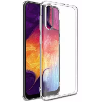 Evelatus Samsung Galaxy A30s Funda de silicona transparente 1,5 mm TPU