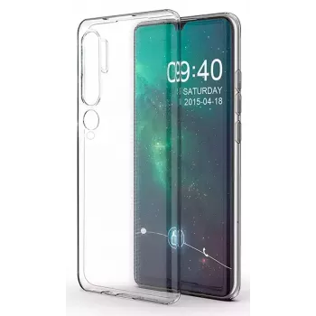 Evelatus Xiaomi Mi Note 10 / Mi Note 10 Pro Funda de silicona transparente 1,5 mm TPU
