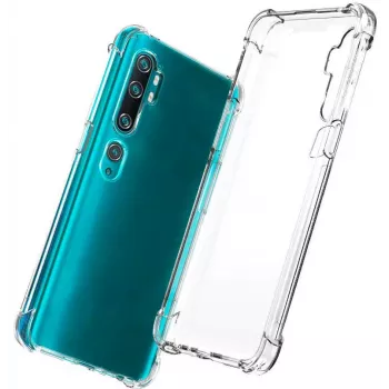 Evelatus Xiaomi Mi Note 10 Funda de silicona Military Shockproof TPU transparente