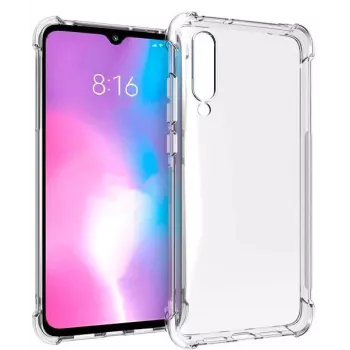 Evelatus Xiaomi Mi 9 Pro Funda de silicona Military Shockproof TPU transparente