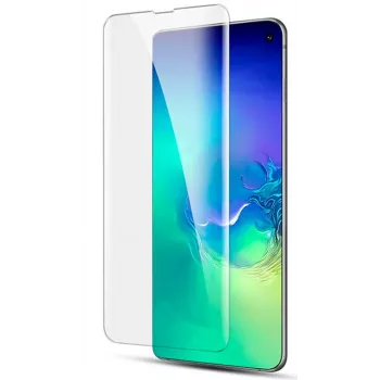 Evelatus Samsung Galaxy S10 Plus Cristal transparente UV + Glue