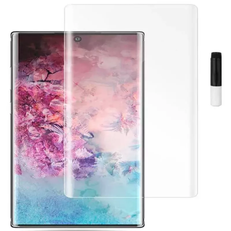 Evelatus Samsung Galaxy Note 10 Plus Cristal transparente UV + Glue