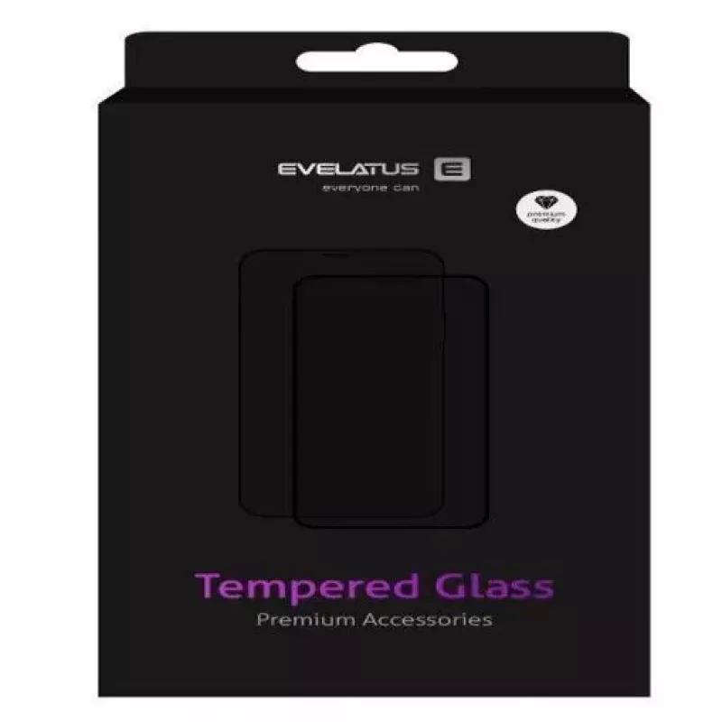 EVELATUS Samsung Galaxy Note 10 Lite N770 2.5D Full Cover Japan Glue Glass Anti-Static Protector de pantalla