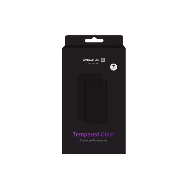 Evelatus Samsung Galaxy Note 8 protector de pantalla de cristal transparente UV + adhesivo