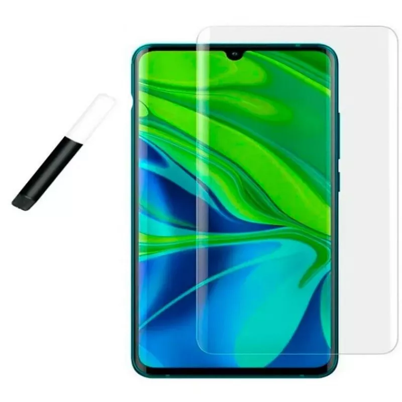 Evelatus Xiaomi Mi Note 10 / Mi Note 10 Pro cristal transparente UV + adhesivo