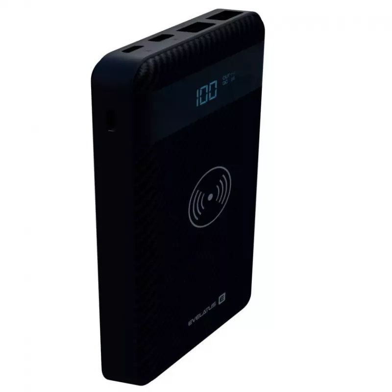 Evelatus batería externa inalámbrica EPB05 10000 mAh negra
