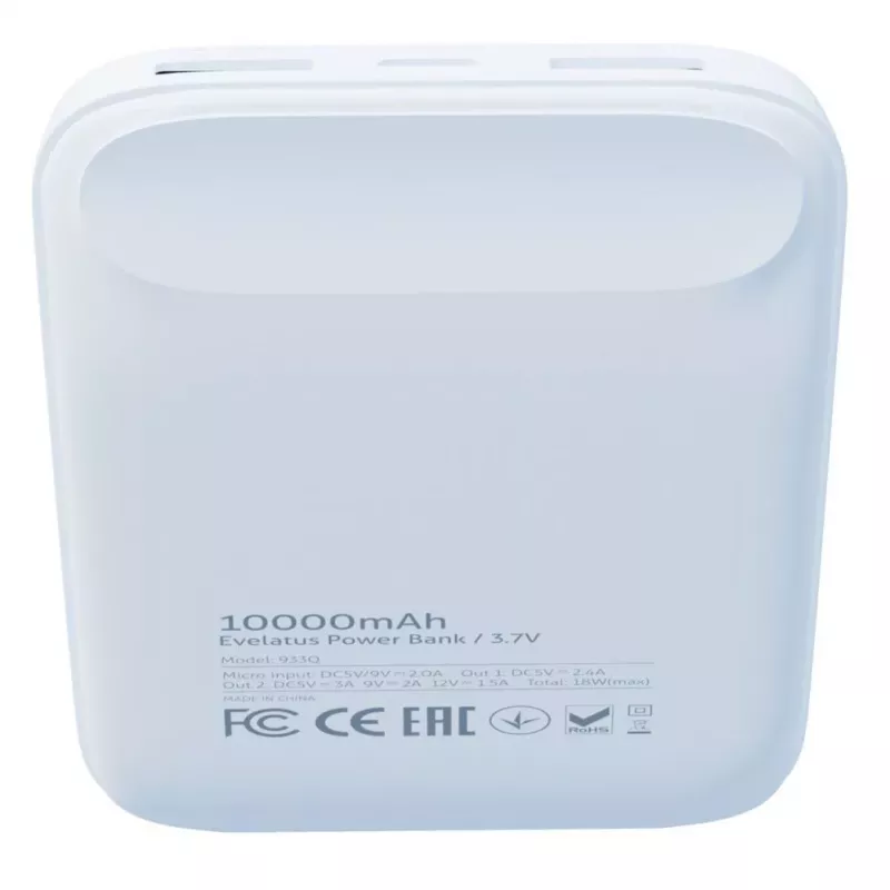 Evelatus batería externa EPB07 10000 mAh blanca