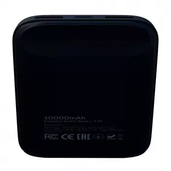 Evelatus batería externa EPB07 10000 mAh negra