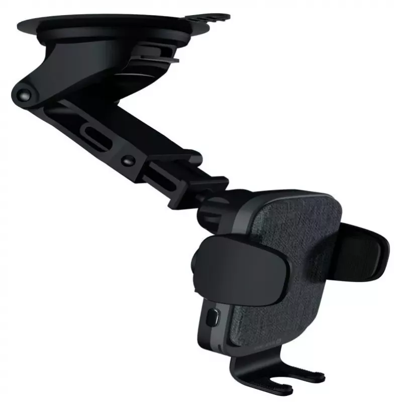 Evelatus soporte para coche con cargador inalámbrico WCH03 15W negro