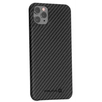 Evelatus Apple iPhone 11 Pro funda premium de carbono ECCI11 negra