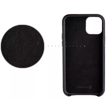 Evelatus Apple iPhone 11 Pro funda de piel negra